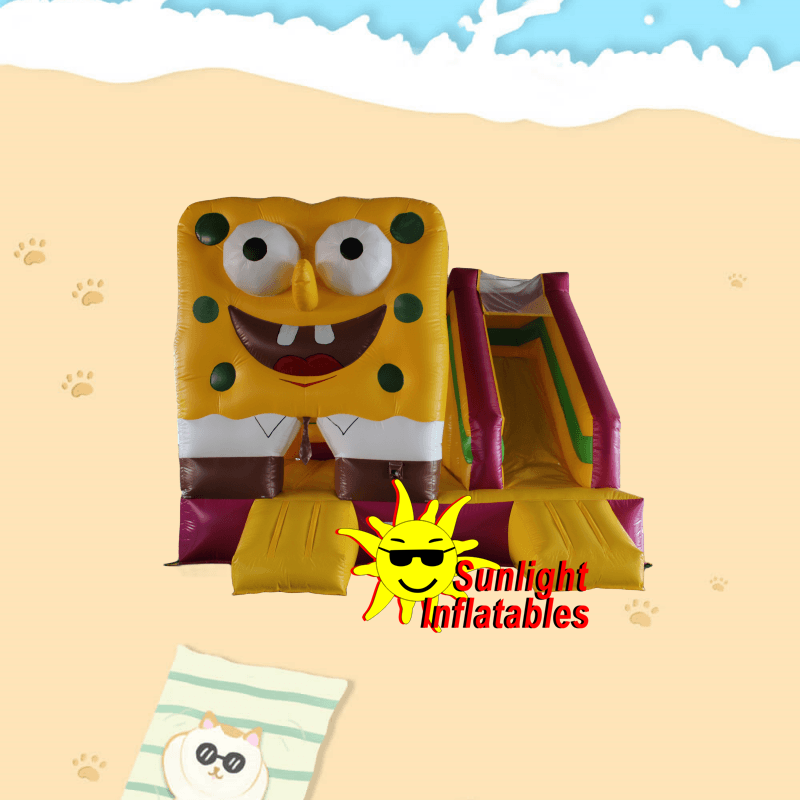 15ft x 15ft SpongeBob Jumping Bed Slide
