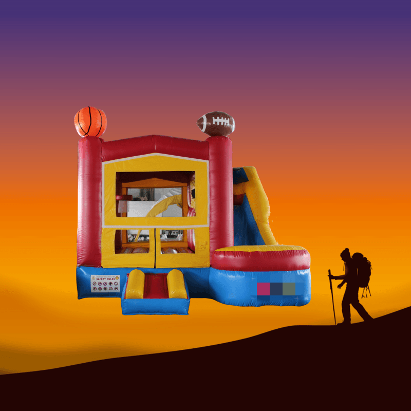 15ft x 15ft Sport Jumping Bed Slide with Pool