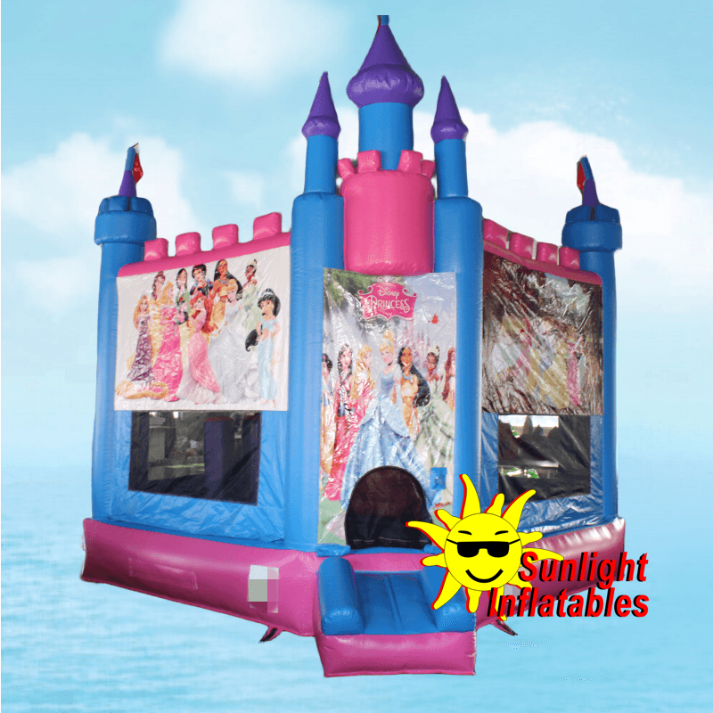15ft x 15ft Princess Polygon Jumping Bed Slide