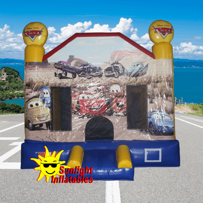13ft Cars Bouncy Castle