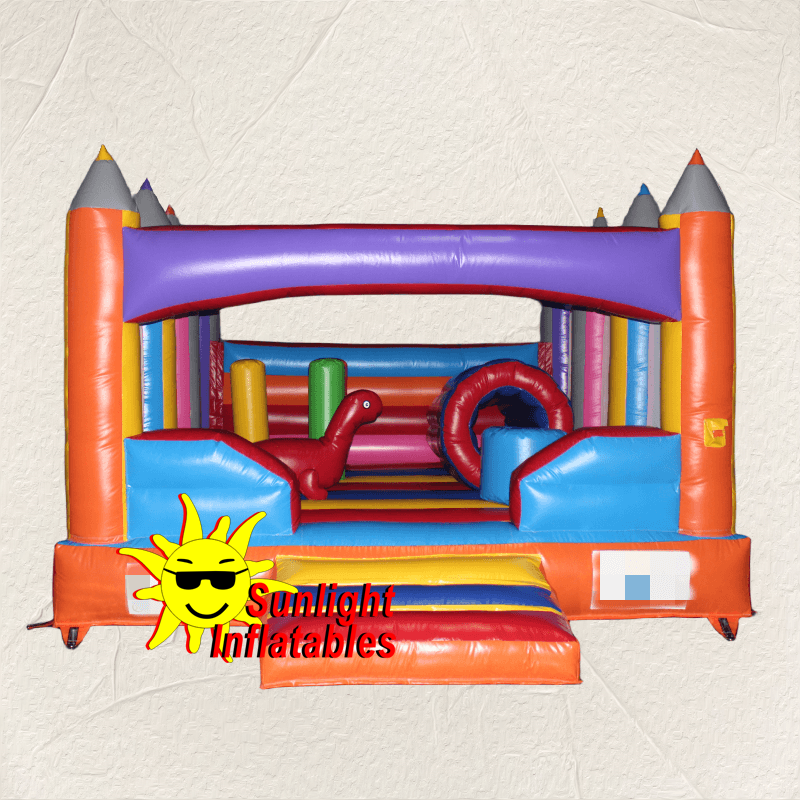 17ft x 13ft Crayons Jumping Bed Slide