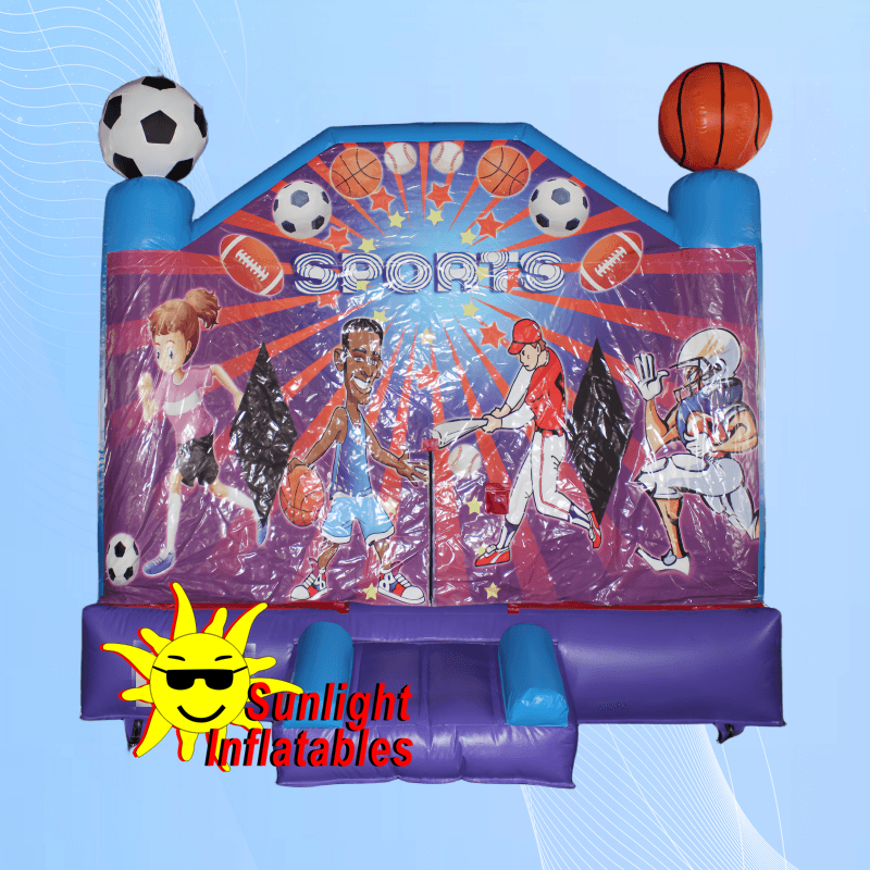 13ft Sport Balls Bouncy Castle