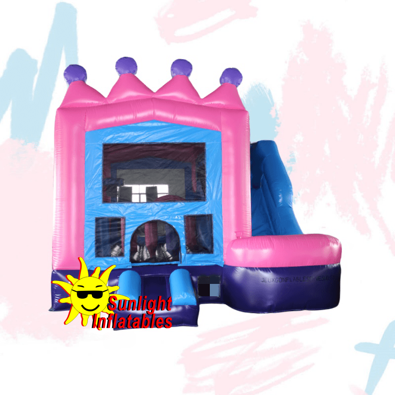 15ft x 15ft Princess Jumping Bed Slide
