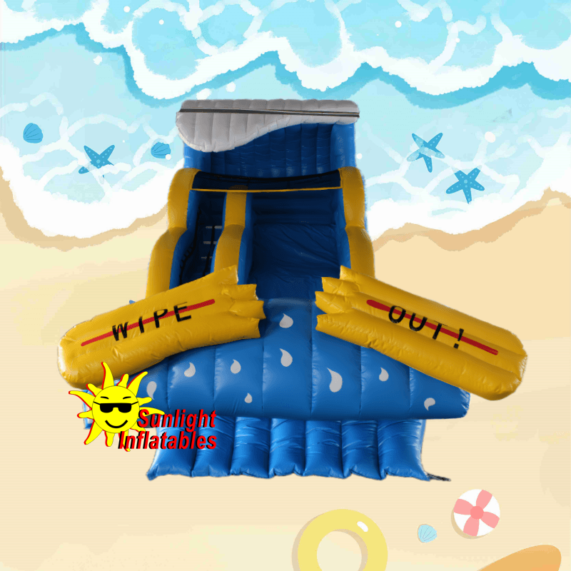 19ft Inflatable Bottom Water Slide