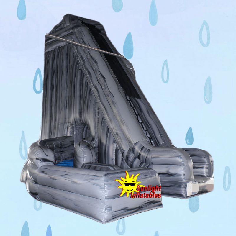 27ft Marble Grey Storm Water Slide