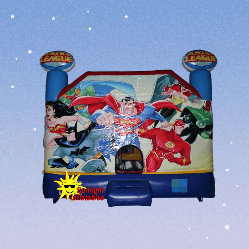 15ft x 15ft Justice League Jumping Bed Slide