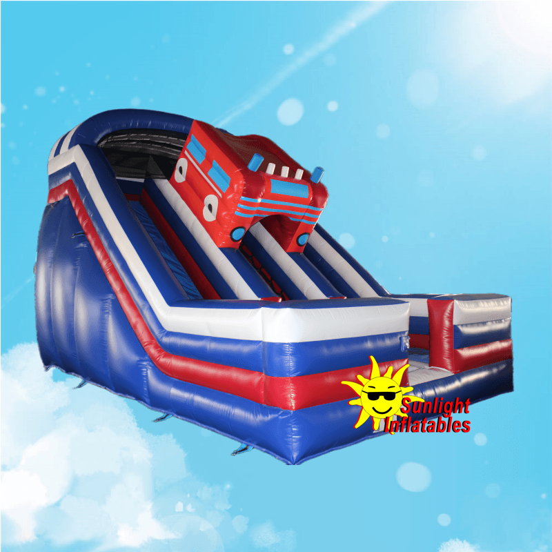 7m x 4.5m Fire Truck Dry Slide