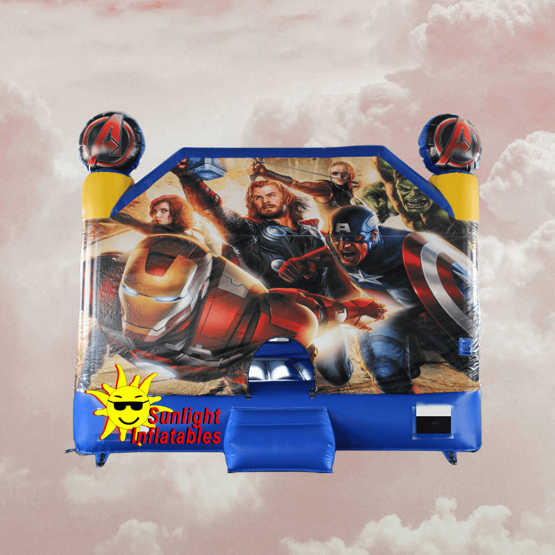15ft x 15ft Avengers Jumping Bed Slide
