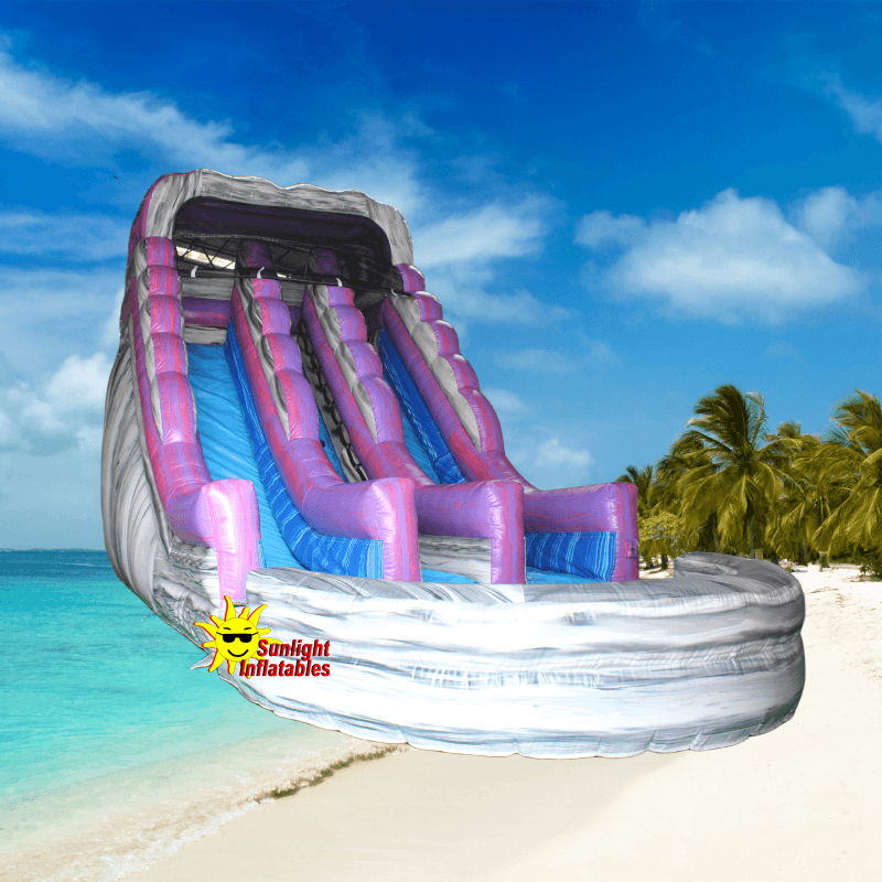 20ft Marble Grey Water Slide