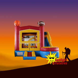 15ft x 15ft Sport Jumping Bed Slide with Pool