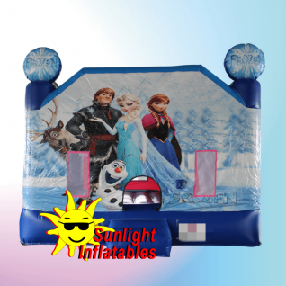 15ft x 15ft Frozen Jumping Bed Slide