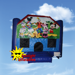 17ft x 13ft Micky Jumping Bed Slide