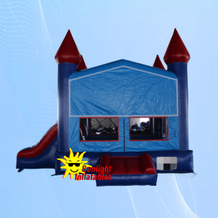 18ft x 13ft Blue Jumping Bed Slide