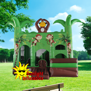 5m x 5m Monkey Jumping Bed Slide