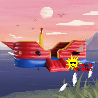 20ft x 10ft Pirate Jumping Bed