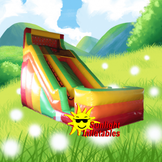 18ft Colorful Dry Slide