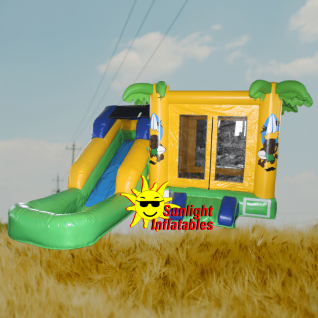 Small Pond Jumping Bed Slide