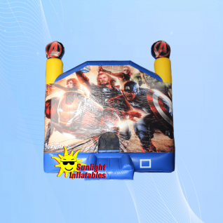 15ft x 15ft Avengers Jumping Bed Slide