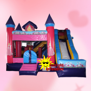 15ft x 15ft Princess Bouncy Slide