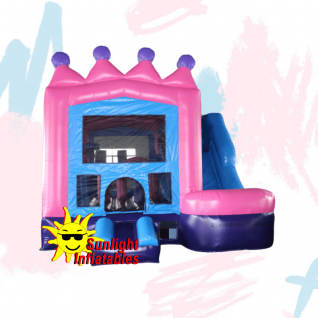 15ft x 15ft Princess Jumping Bed Slide