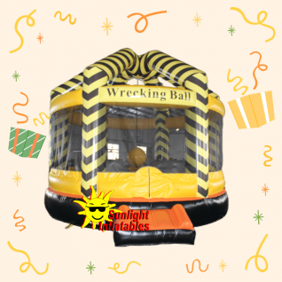 5.5m Yellow Black Wrecking Ball Game
