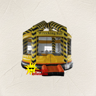 5m Yellow Black Wrecking Ball Game