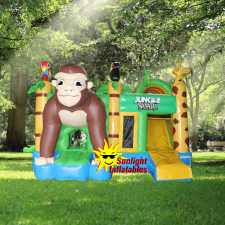 5m x 5m Orang Jumping Bed Slide