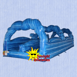 10m Long Marble Blue Slip N Slide