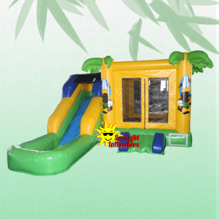 15ft x 13ft Jungle Jumping Bed Slide