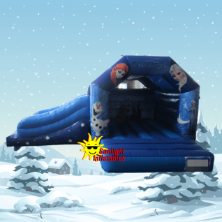5m x 3.6m Frozen Jumping Bed Slide