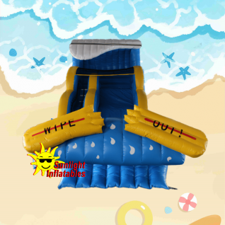 19ft Inflatable Bottom Water Slide