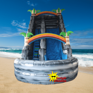 20ft Rainbow Arch Water Slide