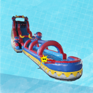 24ft Rocket Slip Water Slide