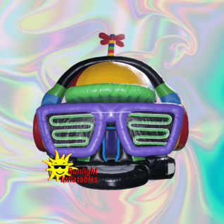 6m x 5m Helmet Disco Jumping Bed