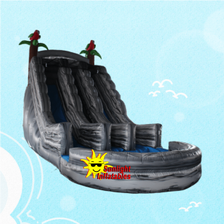20ft Marble Grey Parrot Water Slide