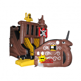 23ft x 13ft Pirate Jumping Bed Slide