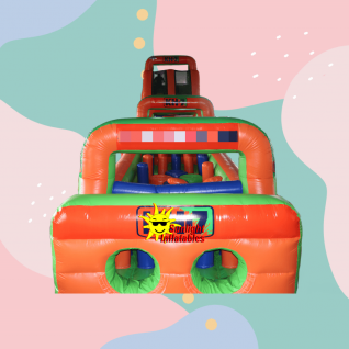 24m Long Orange Obstacle Course